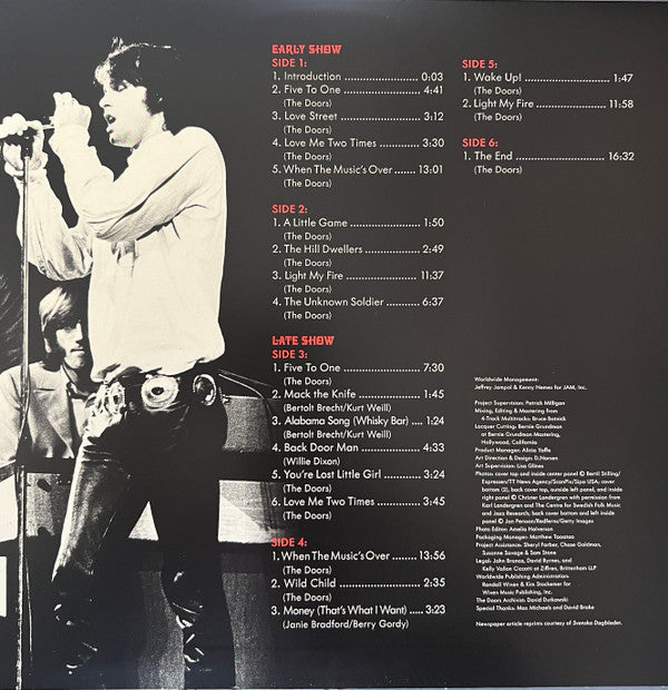 Doors, The - Live At Konserthuset, Stockholm, September 20th, 1968 (LP)