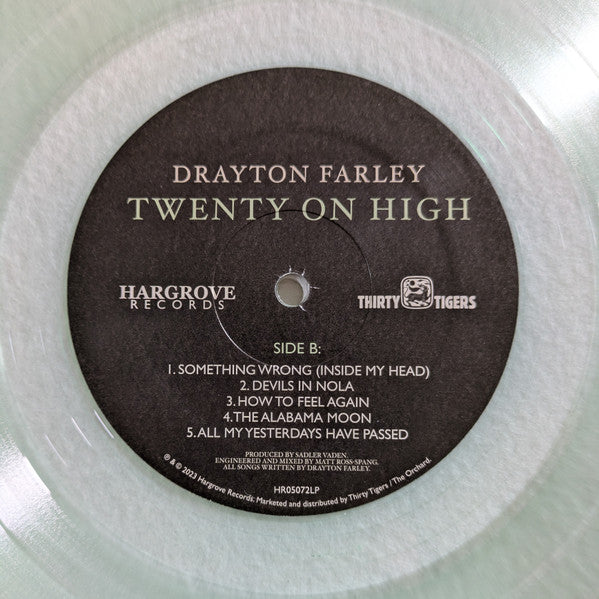 Drayton Farley - Twenty On High (LP) - Velvet Music