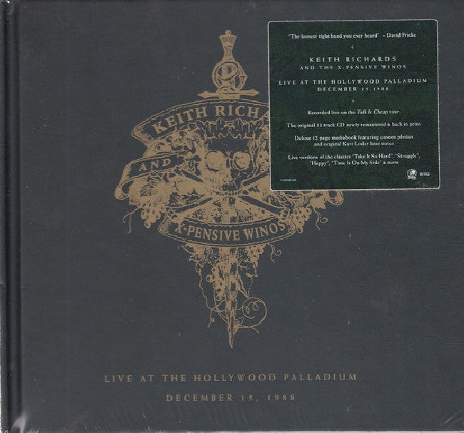 Keith Richards And The X-pensive Winos - Live at the hollywood palladium (CD) - Velvet Music