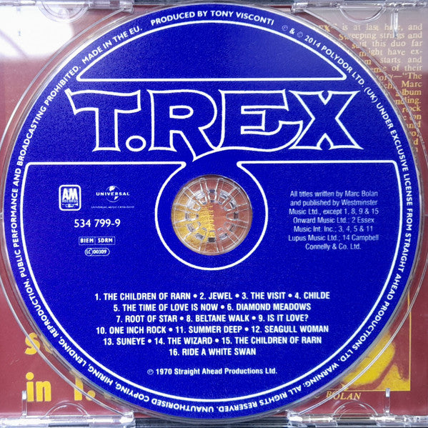 T. Rex - T. Rex (CD) - Velvet Music