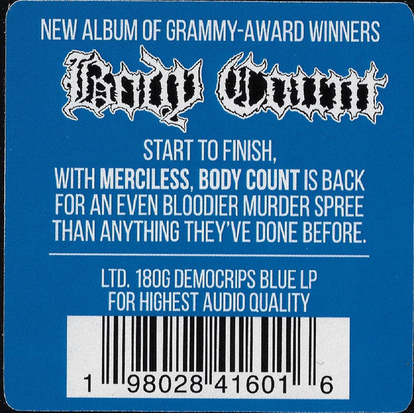 Body Count (2) - Merciless (LP) - Velvet Music