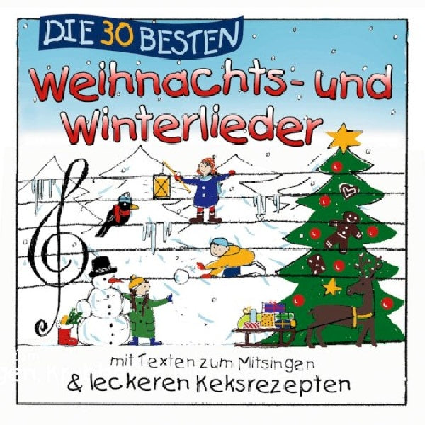 Simone/karsten Gluck & Die Kita Sommerland -frosche - Die 30 besten weihnachts & winterlieder (CD) - Velvet Music
