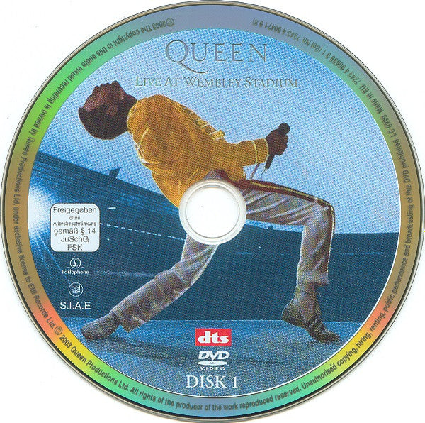 Queen - Live At Wembley Stadium (tweedehands DVD) - Velvet Music