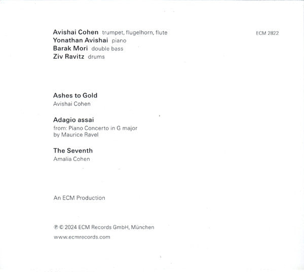 Avishai E. Cohen - Ashes To Gold (CD) - Velvet Music