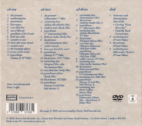 Howard Jones - Cross that line (CD) - Velvet Music
