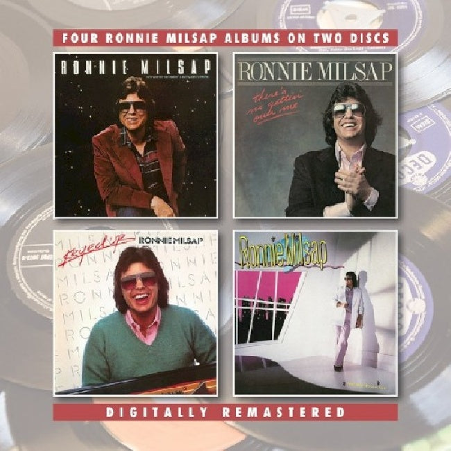 Ronnie Milsap - Out where the bright lights are glowing/there's no gettin' over me/keyed up/one more try for love (CD) - Velvet Music