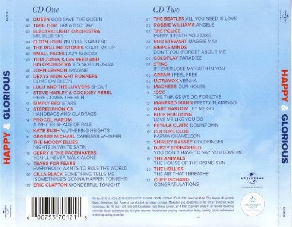 V/A (Various Artists) - Happy & glorious (CD)