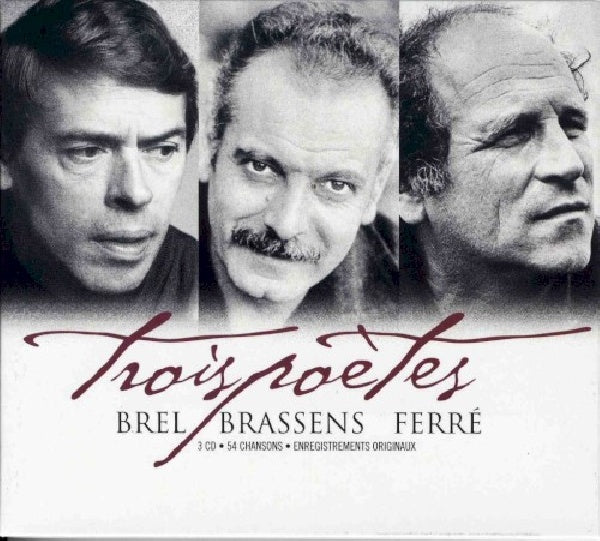 Brel/ferre/brassens - Trois poetes (CD) - Velvet Music