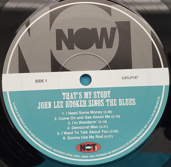 John Lee Hooker - That's My Story John Lee Hooker Sings The Blues (LP)