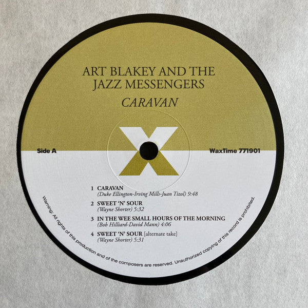 Art Blakey & The Jazz Messengers - Caravan (LP) - Velvet Music
