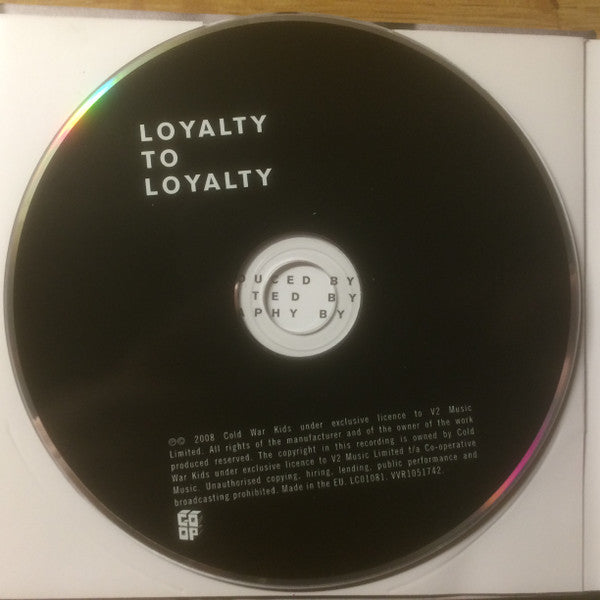 Cold War Kids - Loyalty To Loyalty (tweedehands CD) - Velvet Music