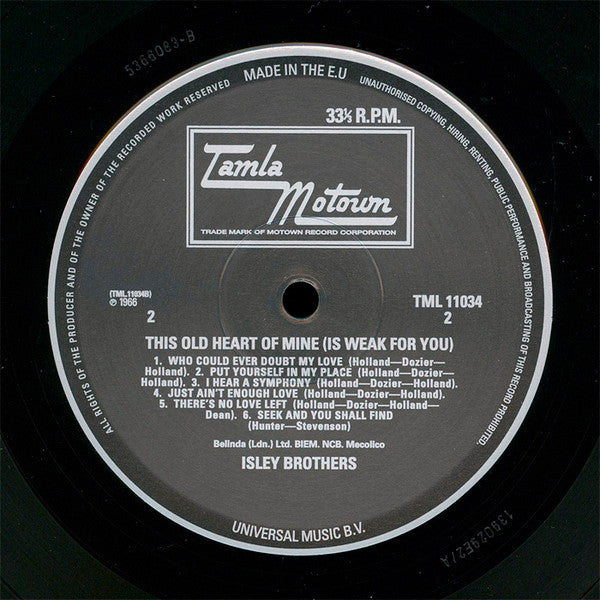 Isley Brothers, The - This Old Heart Of Mine (LP)
