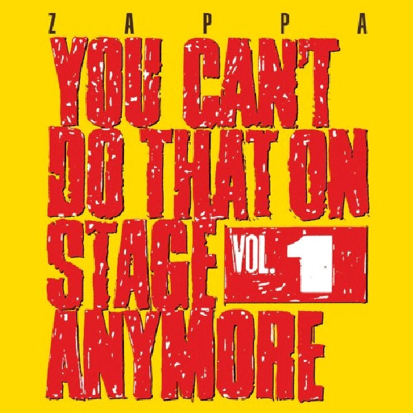 Frank Zappa - You can't do that vol.1 (CD)