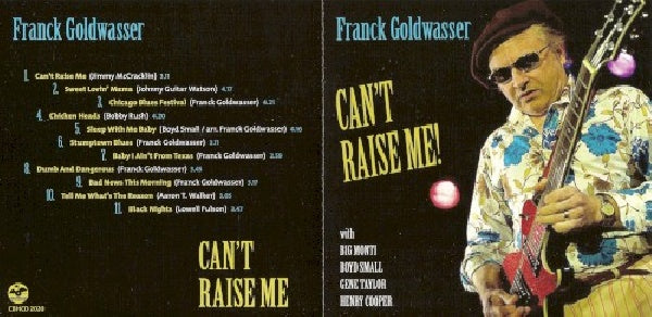 Frank Goldwasser - Can't raise me (CD) - Velvet Music