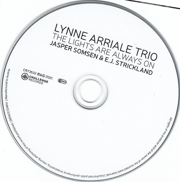 Lynne Arriale Trio, The, Jasper Somsen & EJ Strickland - The Lights Are Always On (second-hand CD)