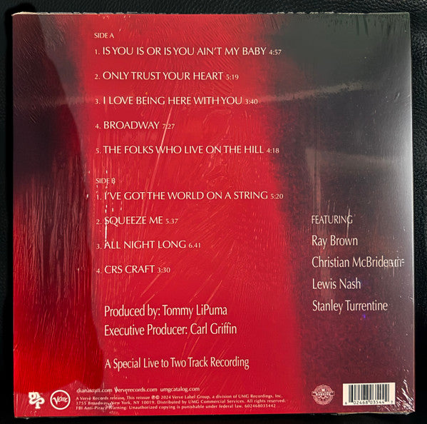 Diana Krall - Only Trust Your Heart (LP) - Velvet Music