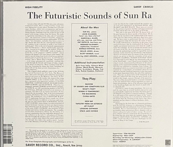 Sun Ra - The Futuristic Sounds of Sun Ra (CD) - Velvet Music