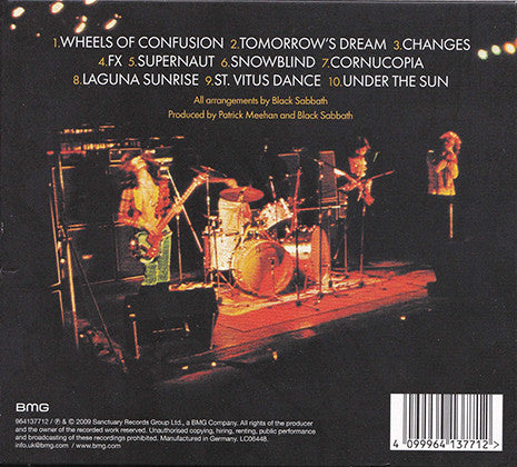 Black Sabbath - Vol 4 (CD) - Velvet Music