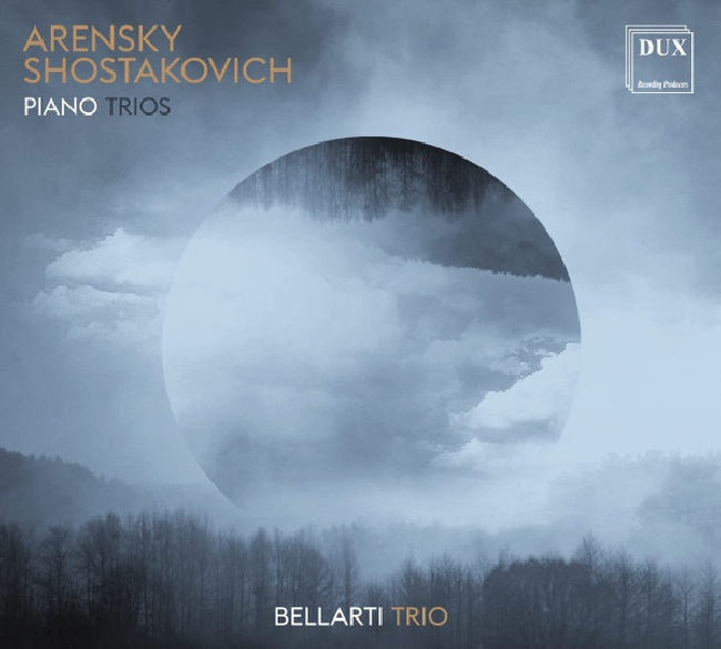 Bellarti Trio - Arensky: piano trio no.1, op. 32 & shostakovich: piano trio no.2, op. 67 (CD) - Velvet Music