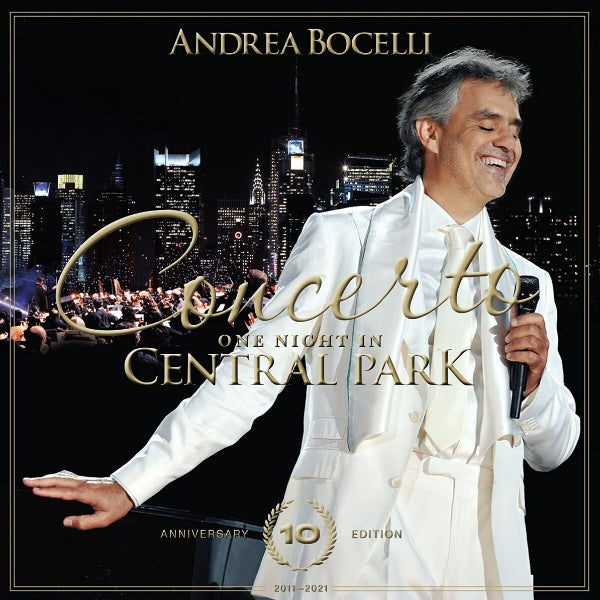 Andrea Bocelli - Concerto: one night in central park - 10th anniver (CD) - Velvet Music