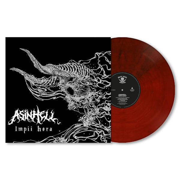 Asinhell - Impii hora -crimson red marbled vinyl- (LP) - Velvet Music