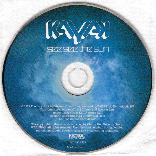 Kayak - See See The Sun (CD)