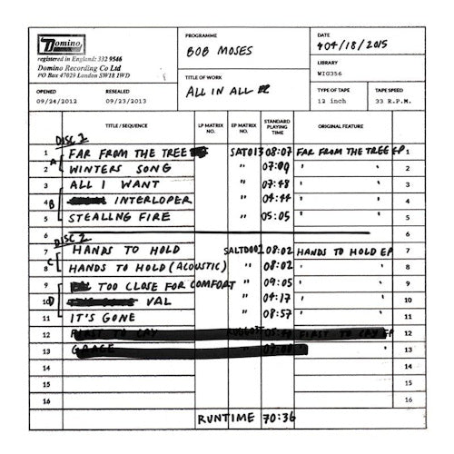 Bob Moses - All in all (CD) - Velvet Music