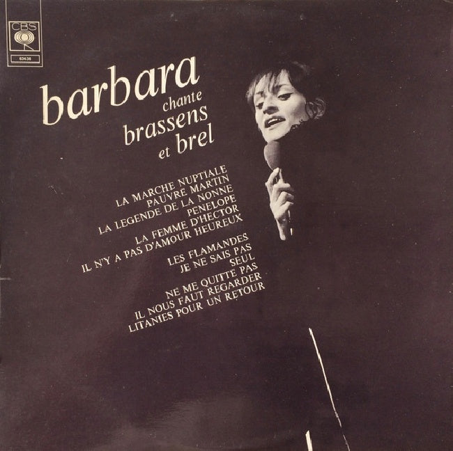 Barbara (5) - Barbara Chante Brassens Et Brel (CD) - Velvet Music