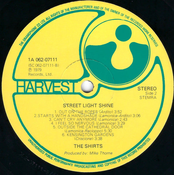 Shirts, The - Street Light Shine (tweedehands LP) - Velvet Music