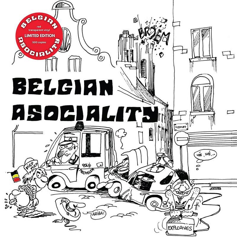 Belgian Asociality - Belgian asociality (red transparent vinyl) (LP) - Velvet Music