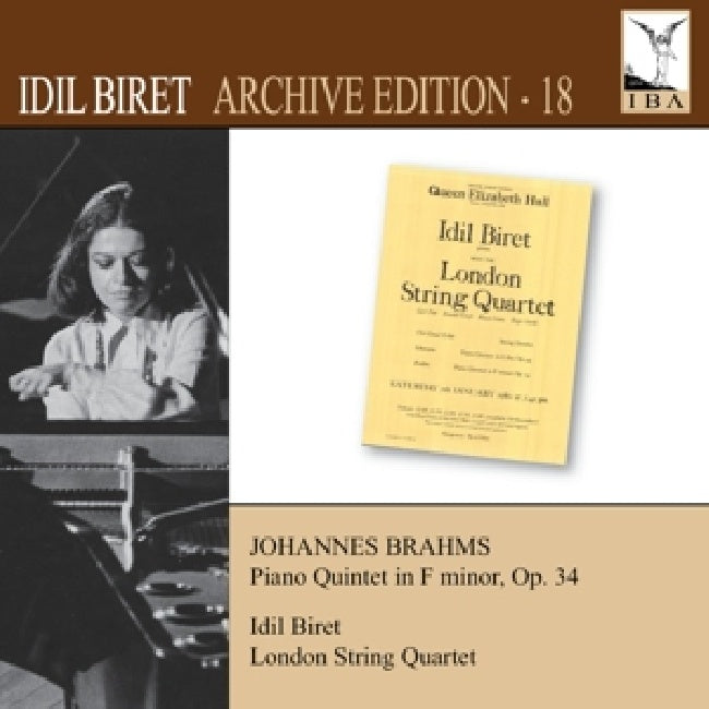 Idil Biret - Archive edition 18: Brahms Piano Quintet in F Minor (CD)