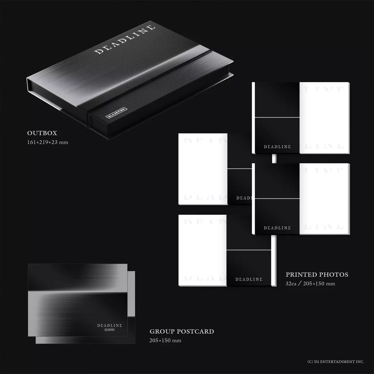 Blackpink - Deadline GRAY Version (3rd MINI ALBUM CD) - Velvet Music