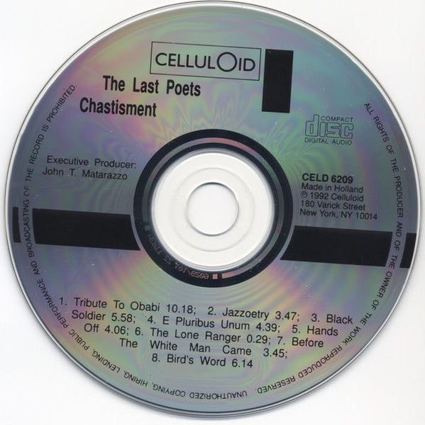 Last Poets, The - Chastisment (tweedehands CD) - Velvet Music