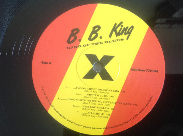 B.B. King - King Of The Blues (LP) - Velvet Music