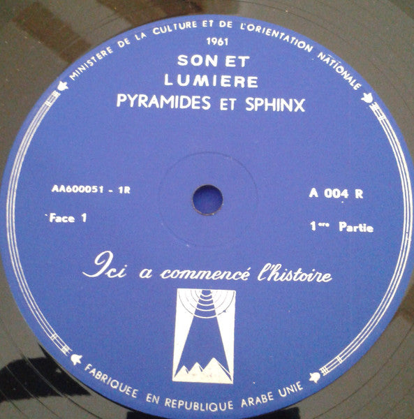 Georges Delerue - Ici A Commencé L'Histoire - Son Et Lumière Pyramides Et Sphinx (tweedehands LP) - Velvet Music