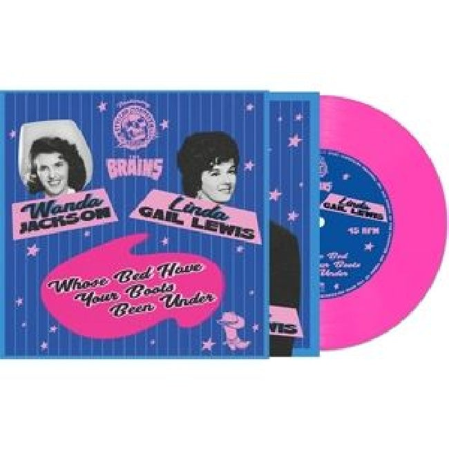 Jackson, Wanda, Linda Gail & Stellar Corpses - Whose bed have your boots been under ? (maxi 45 tours)