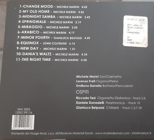 Michele Marini Organic Trio - Changemood (used CD)