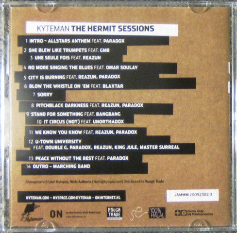 Kyteman - The Hermit Sessions (CD) - Velvet Music