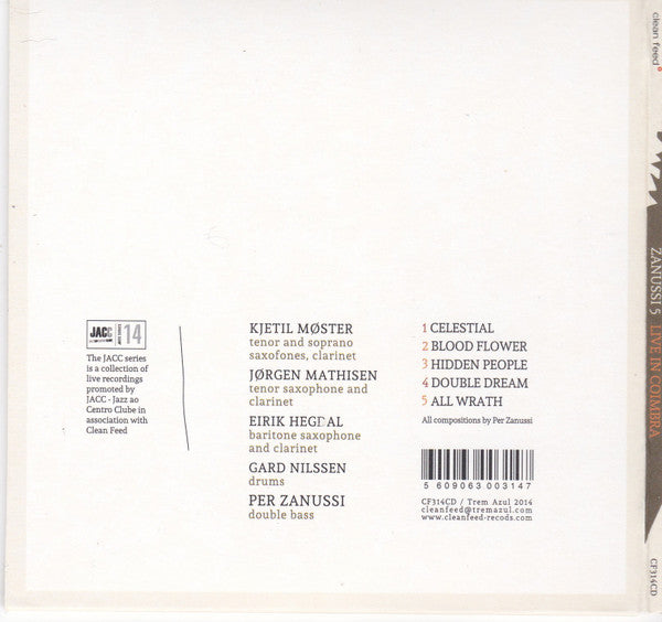 Zanussi Five - Live In Coimbra (tweedehands CD) - Velvet Music