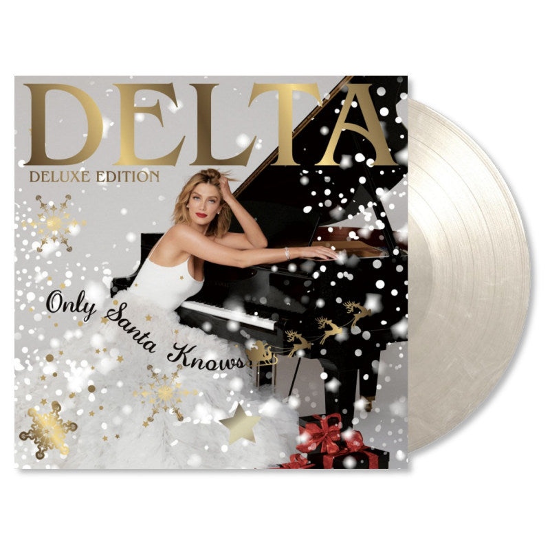 Delta Goodrem - Only santa knows deluxe edition -snowy white marbled vinyl- (LP) - Velvet Music
