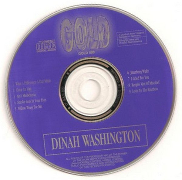 Dinah Washington - Gold (second hand CD)