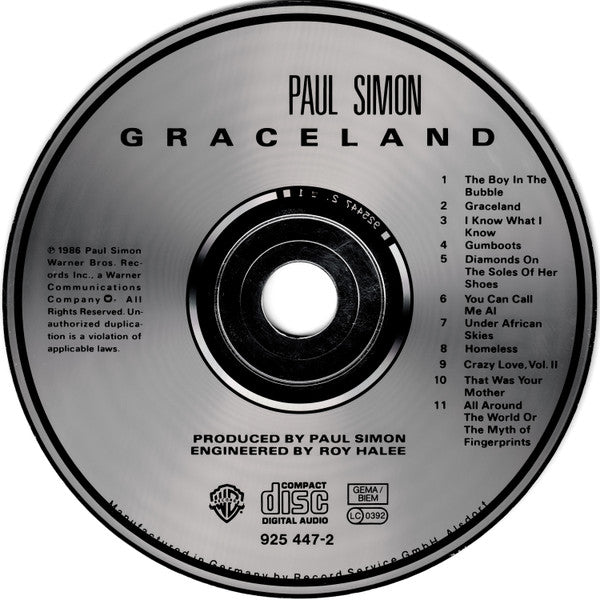 Paul Simon - Graceland (tweedehands CD) - Velvet Music