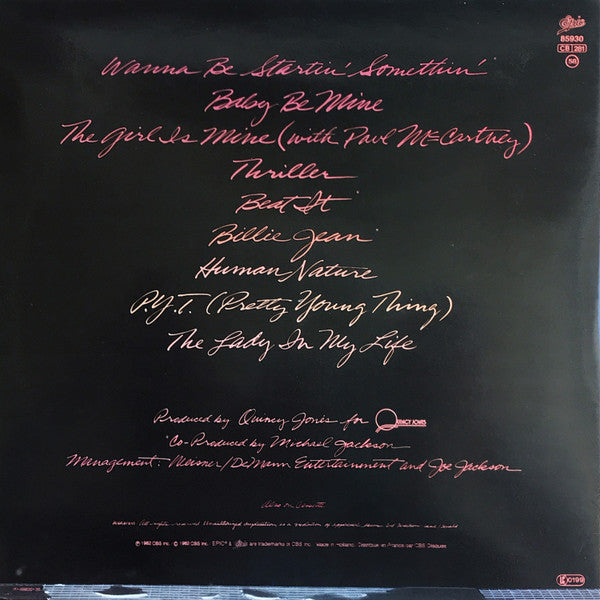 Michael Jackson - Thriller (tweedehands LP) - Velvet Music