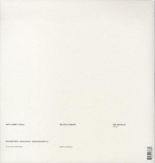 Keith Jarrett - Koln concert (LP) - Velvet Music