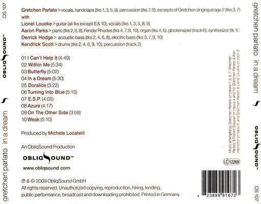 Gretchen Parlato - In A Dream (CD d'occasion)