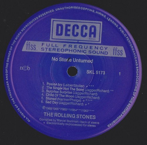 Rolling Stones, The - No Stone Unturned (tweedehands LP) - Velvet Music