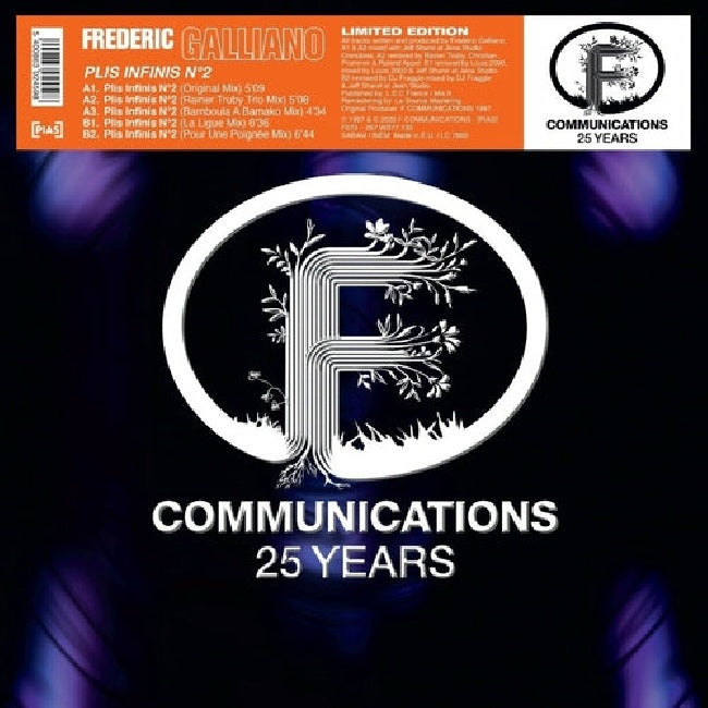 Frederic Galliano - Plis infinis 2 (12-inch maxi-single) - Velvet Music