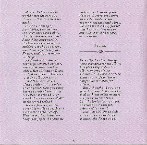 Barbra Streisand - One Voice (tweedehands CD) - Velvet Music