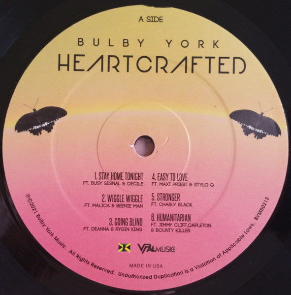 Collin "Bulby" York - Heartcrafted (LP) - Velvet Music