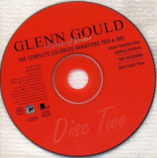 Glenn Gould - A State Of Wonder • The Complete Goldberg Variations 1955 & 1981 (CD d'occasion)